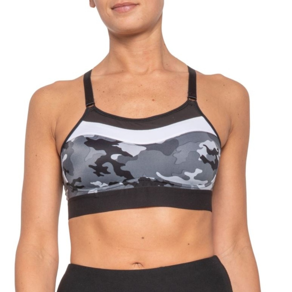 Champion The Show Off Color-Block Sports Bra - NEW - Picture 1 of 7